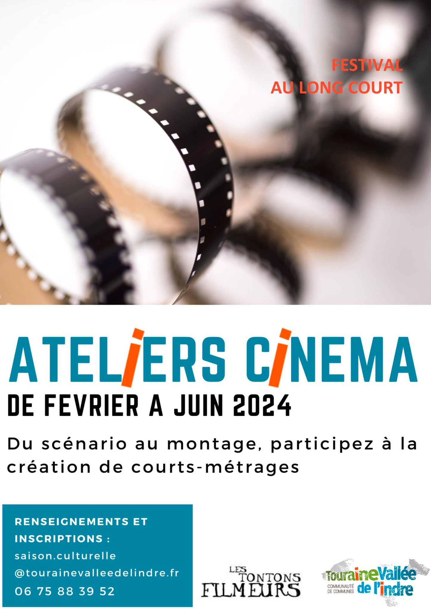 Affiche festival au long court 2024