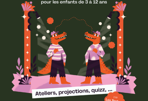 Le festival RécréAction, porté par l’association Les Tontons Filmeurs et la CCTVI, est un rendez-vous convivial et créatif spécialement imaginé pour les enfants de 3 à 12 ans et leurs familles. Dédié à l’image sous toutes ses formes, il propose un espace ludique et accessible où petits et grands peuvent découvrir, créer et partager ensemble. À travers des projections de courts-métrages adaptés, des ateliers participatifs et des moments d’échange, des spectacles,… RécréAction invite chacun à explorer le cinéma de manière amusante et interactive. Véritable temps fort familial, le festival valorise la créativité des enfants tout en favorisant les rencontres et le plaisir de faire ensemble, dans une ambiance chaleureuse et bienveillante. Rendez-vous du 16 au 22 octobre 2026, dans les communes de Monts et Montbazon.